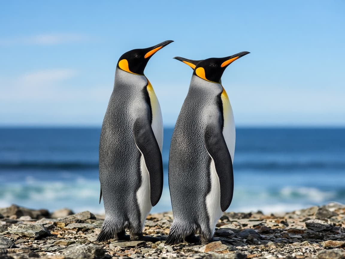 キングペンギン「ぽーろ」と「ぺん」